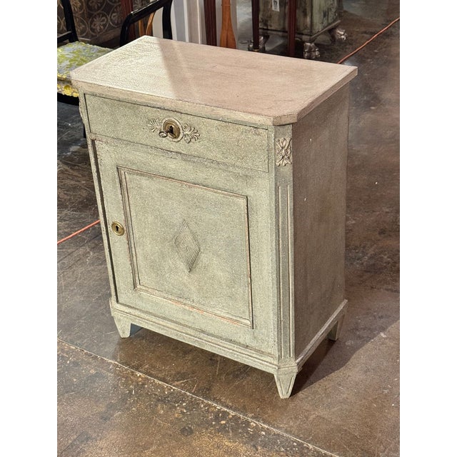 Early 20th Century Early 20th C. Swedish Painted Side Cabinet For Sale - Image 5 of 12