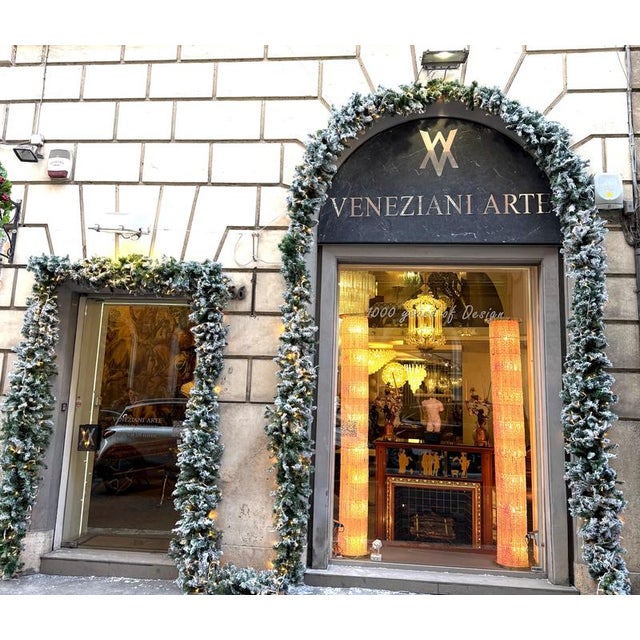 1940s Mid-Century Italian Fireplace Bar Cabinet attributed to Luigi Brusotti, 1940s For Sale - Image 5 of 12