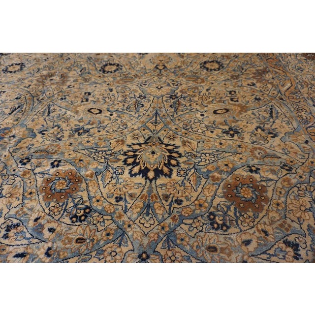 Early 20th Century Persian Kirman Carpet ( 9' x 11'9" - 275 x 360 ) For Sale - Image 9 of 10