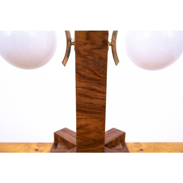 Art Deco Table Lamps, Poland, 1950s, Set of 2 For Sale - Image 6 of 11