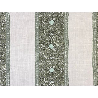 Katie Leede "Jaipur Stripe” Print Fabric– 7.50 Yards For Sale