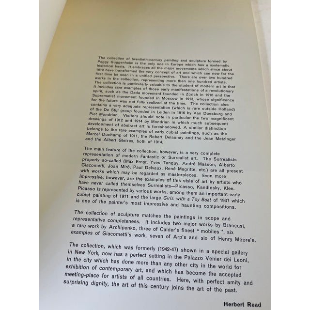 Illustration 1979 Peggy Guggenheim Collection Book For Sale - Image 3 of 12