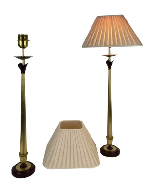 Antique Brass Baga Table Lamps by Patrizia Garganti, Italy, 1970s, Set of 2