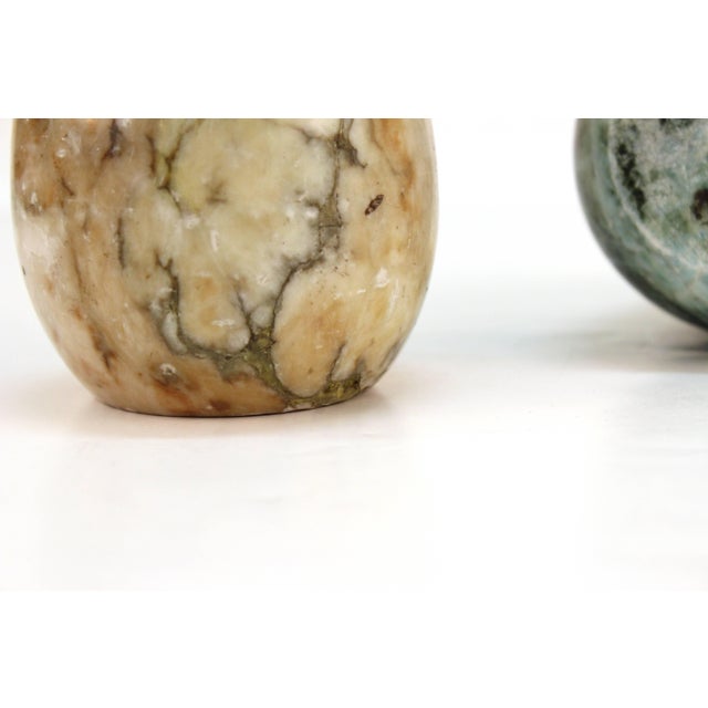 Marbled Stone Paperweights a Pair Chairish