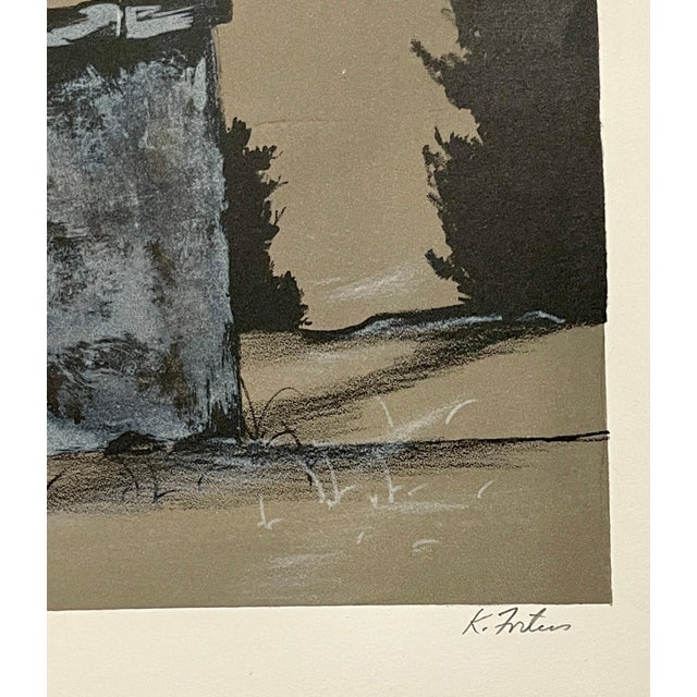 Karl Fortess, Lithograph Belgian American Surrealism Wpa Modernist Karl Fortess Surrealist Art For Sale - Image 4 of 5