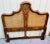 French Provincial Vintage Solid Oak French Country Provincial Twin Headboard For Sale - Image 3 of 4