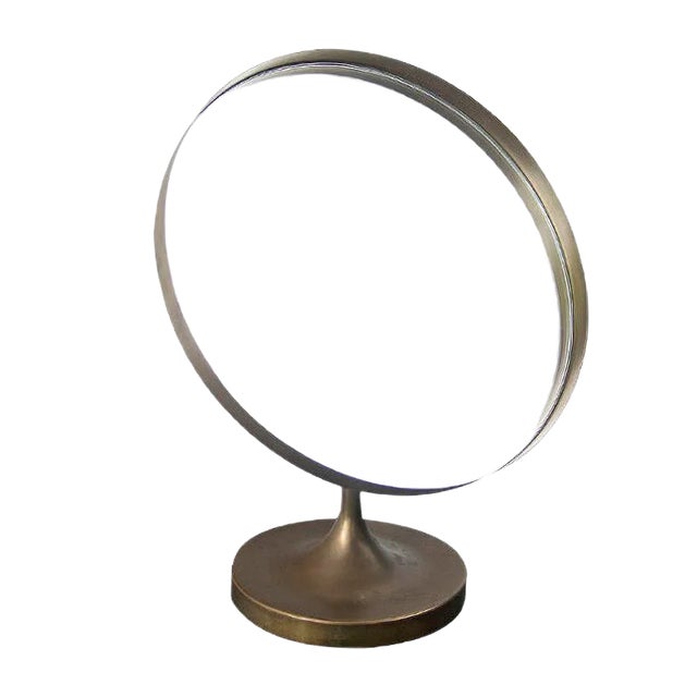 Swedish Bronze Mirror, 1940s For Sale