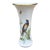 Antique Meissen c.1890-1910 Hand Painted Bird & Butterfly Porcelain Trumpet Vase For Sale