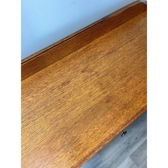 Vintage French Louis XIV Carved Oak Sideboard For Sale - Image 10 of 12