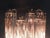 Metal Pair of Murano Wall Sconces 9 Pink Triedri For Sale - Image 7 of 12
