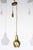 Brass 1950s Paavo Tynell Satin Brass Pendant For Sale - Image 8 of 8