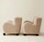 Mid-Century Modern Danish Cabinet Maker Easy Chairs in Shearling, 1940s, a Pair For Sale - Image 3 of 8