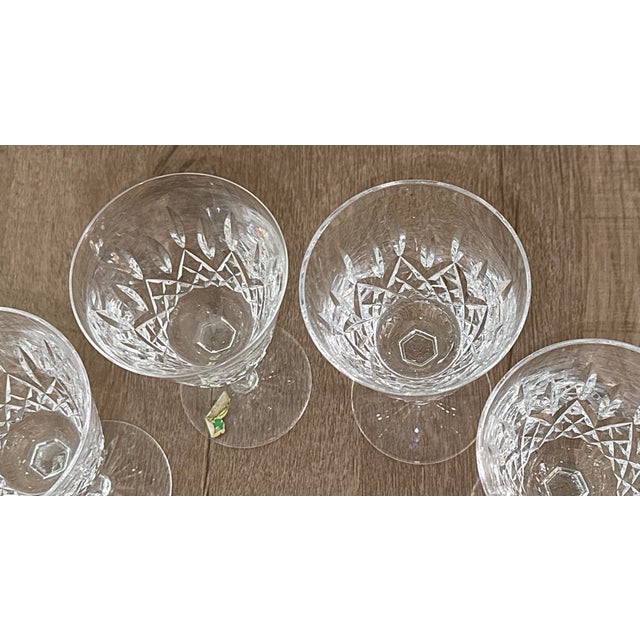 Late 20th Century Waterford Lismore Vintage Glasses - Set of 6 For Sale - Image 5 of 6