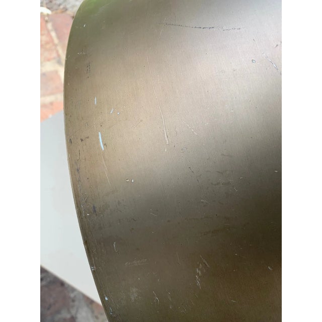 1970s Extra Large Paul Mayen Aluminum Planter in Bronze Finish For Sale - Image 6 of 12