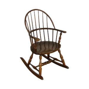 Frederick Duckloe & Bros Vintage Childs Small Windsor Rocker Rocking Chair