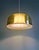 Space Age/UFO pendant light in transparent green and white plastic, 1960s-70s. The pendant has been rewired and is...