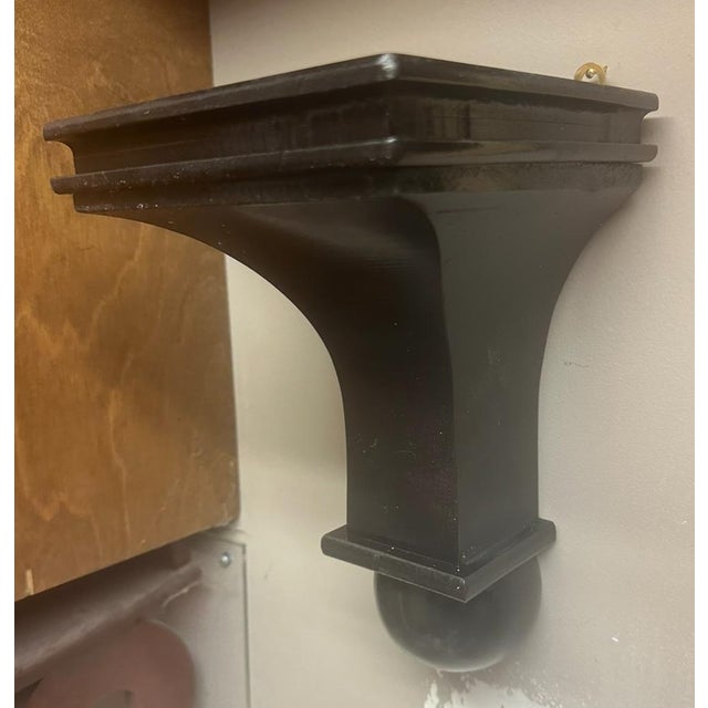 Wall Mounted Bracket or Shelf Made of Solid Wood in the Style of a Corbel For Sale - Image 4 of 4
