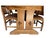 American Handmade Mission/Craftsman Style Dining Set For Sale - Image 3 of 10