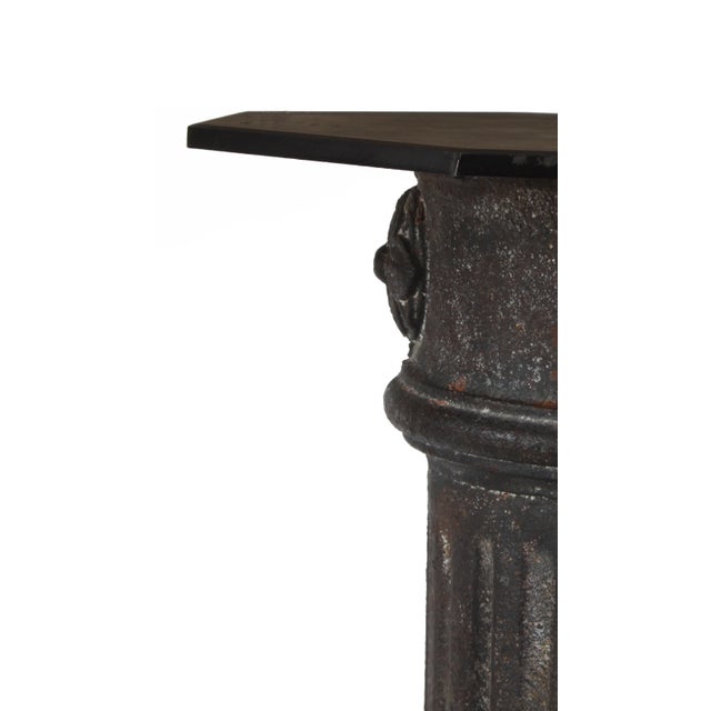 Antique French Lamp Post Floor Lamps - A Pair For Sale - Image 4 of 5