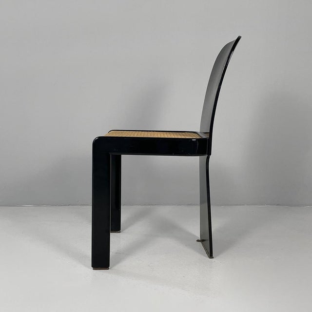 Italian Modern Chairs attributed to Pierluigi Molinari for Pozzi, 1970s, Set of 4 For Sale - Image 4 of 18