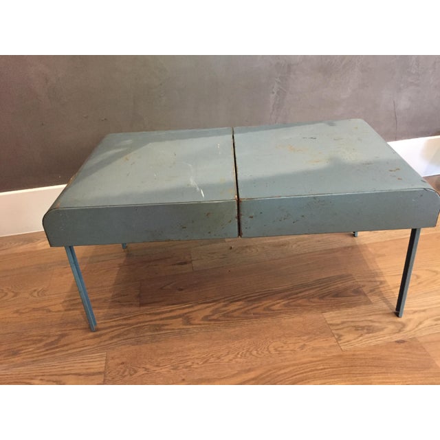 Vintage Metal Picnic “Suitcase” Chairish