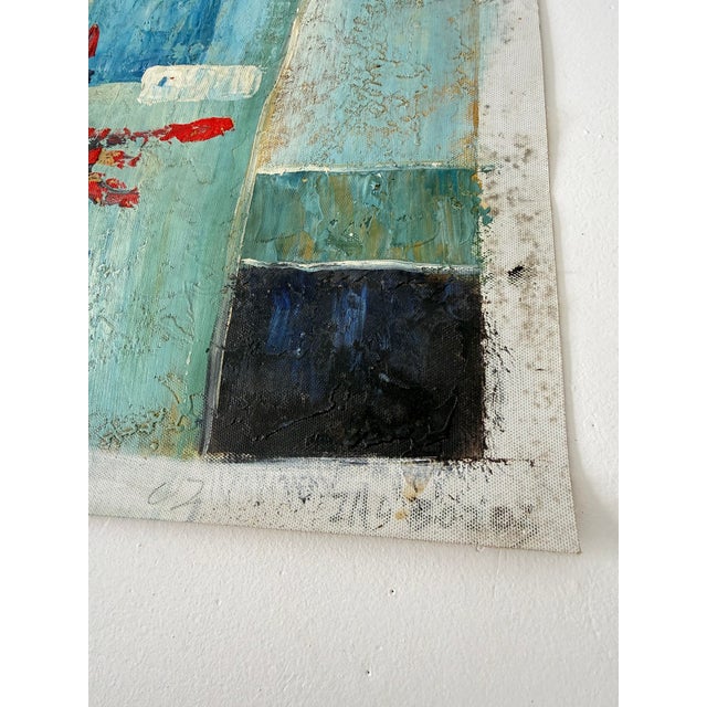 Textile Larry Poons, Abstract Composition, 2003, Oil Painting on Canvas For Sale - Image 7 of 17