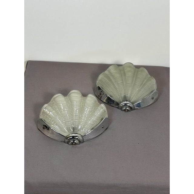 Vintage Art Deco Wall Lights, 1930s, Set of 2 For Sale - Image 14 of 14