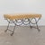 Metal Panoplie Iron Double Loop Bench, Camel Mohair For Sale - Image 7 of 12