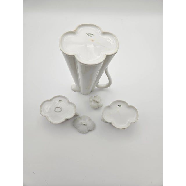 Ceramic 1940s Limoges Hot Chocolate or Tea Set- 3 Pieces For Sale - Image 7 of 11