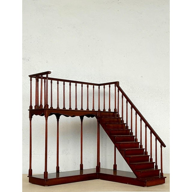 Vintage Wooden Staircase Architectural Model For Sale - Image 15 of 17