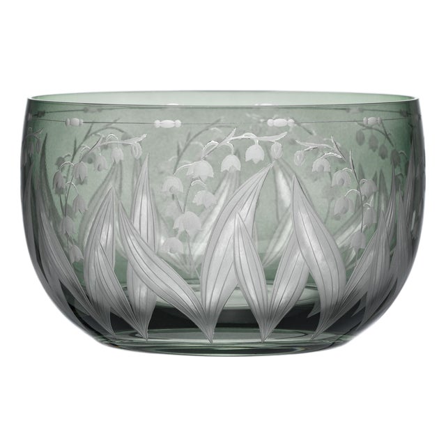 ARTEL Lily of the Valley Small Round Bowl, Grey For Sale