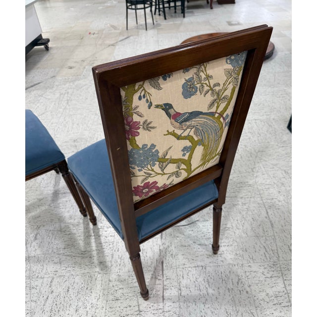 1930s 1930s Ballard Designs Upholstered Chairs Set of 2 - Made in Italy For Sale - Image 5 of 6