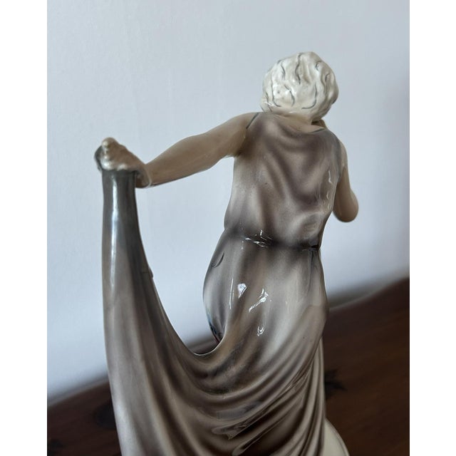 Art Deco Sculpture of a Dancer from Goldscheider, Austria, 1920s For Sale - Image 14 of 18