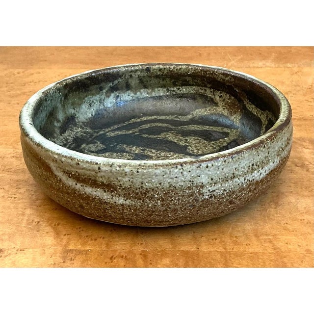 Ceramic Vintage Abstract Design Pottery Bowl For Sale - Image 7 of 12