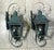Metal Pair of Vintage Solid Brass Outdoor Wall Lanterns - 22”h X 7”.5 W X 7”.5 D For Sale - Image 7 of 15