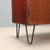 Wood Vintage Cupboard in Mahogany and Metal, Italy, 1960s For Sale - Image 7 of 10
