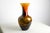 1970s Vintage Orange and Black Glass Vase by Carlo Moretti for Opaline Empoli, 1970s For Sale - Image 5 of 12