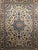 Vintage Tabriz Design Area Rug, Hand-Knotted Wool, Floral Pattern, Ivory & Blue, 6x8 For Sale - Image 17 of 18