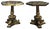 19th Century Gilt Bronze & Pietra Dura Marble Tables, Set of 2 For Sale