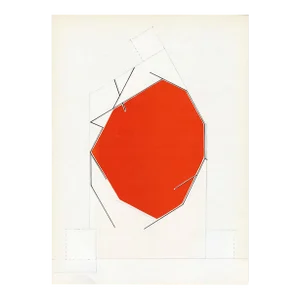 Vintage Untitled Pablo Palazuelo Lithograph C. 1970 III