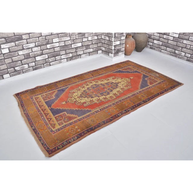 Mid 20th Century Bohemian Area Anatolian Carpet For Sale In Phoenix - Image 6 of 10