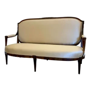 Antique French Art Deco Rosewood Sofa