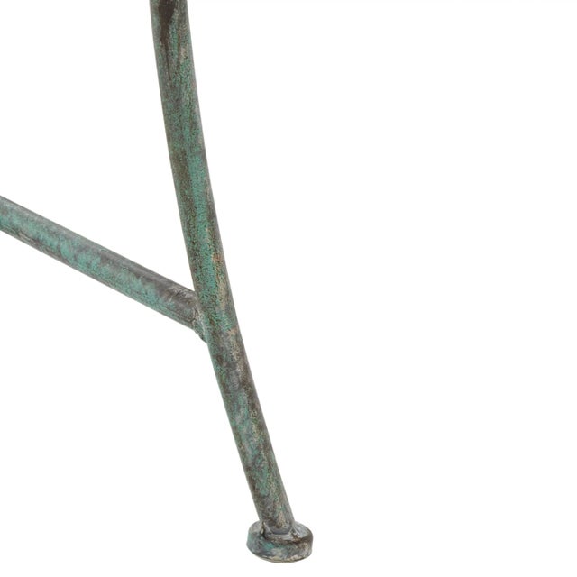 Dark Green Hadley Bench - Antique Dark Green For Sale - Image 8 of 8