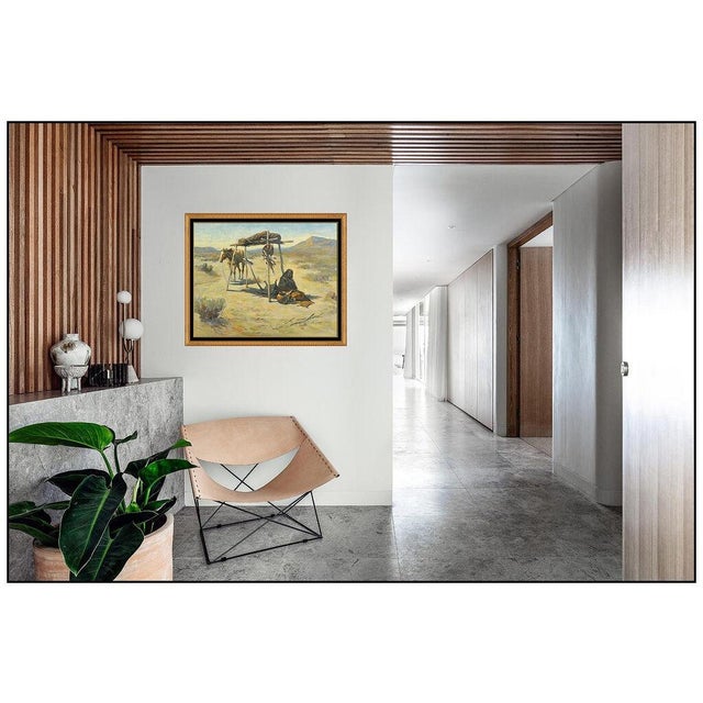 Message us to inquire about custom framing options! (Included for free with every purchase) The artwork here, "Desert...