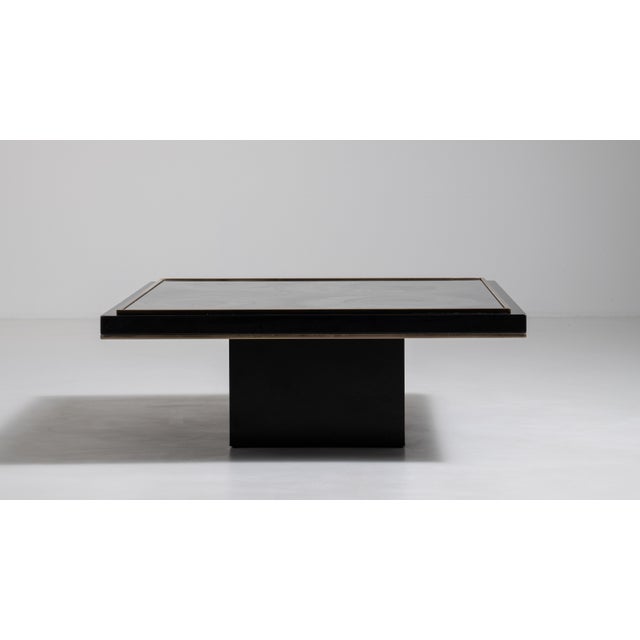 Signed Églomisé Glass-Top Coffee Table, Antique, Italy, Mid 20th Century For Sale - Image 16 of 16