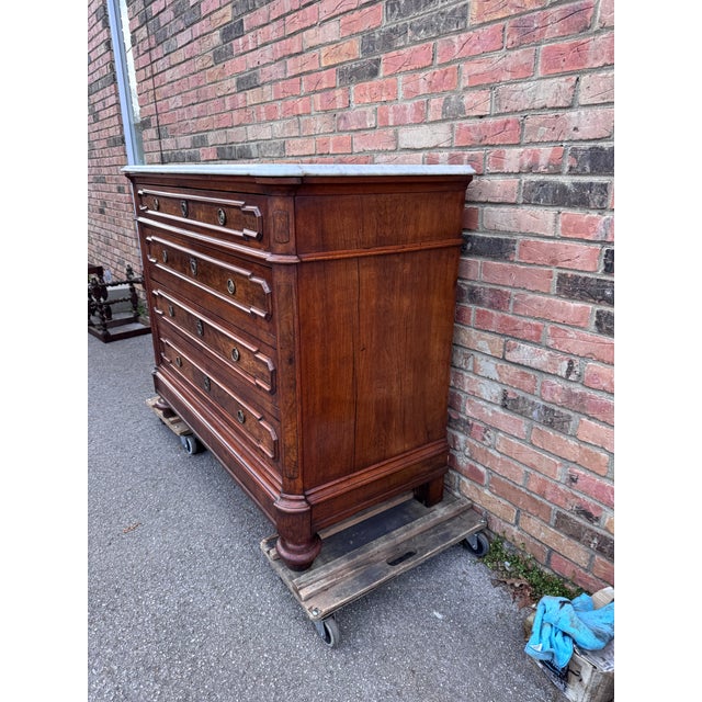 19th Century Italian Commode With Marble For Sale - Image 10 of 18
