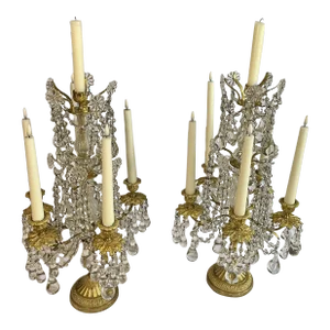 19th Century French Girandole Candelabras