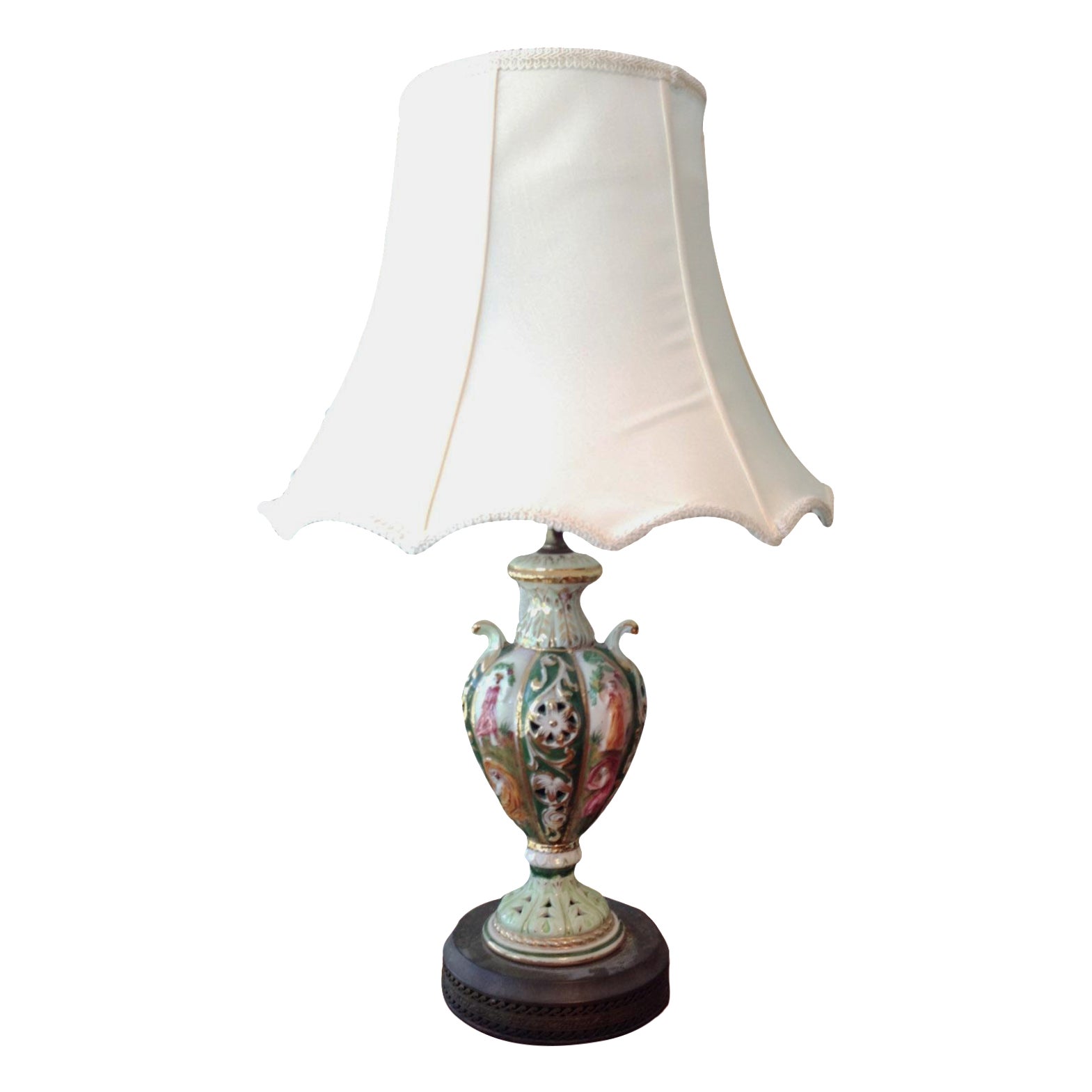 Antique Italian Capodimonte Style Table Lamp Chairish