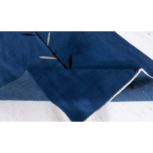 Textile One-of-a-kind Vintage Persian Meshad Handmade Wool Runner For Sale - Image 7 of 7