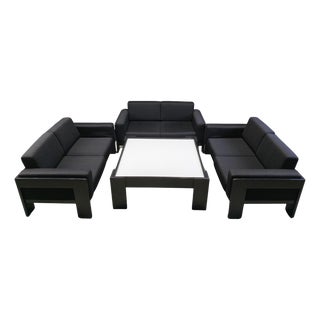 Bastiano Sofa Set by Tobia Scarpa for Knoll, 1970s, Set of 4 For Sale